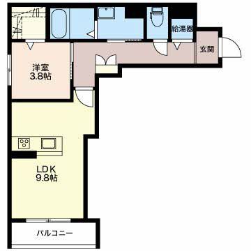 越前市北府のマンションの間取り