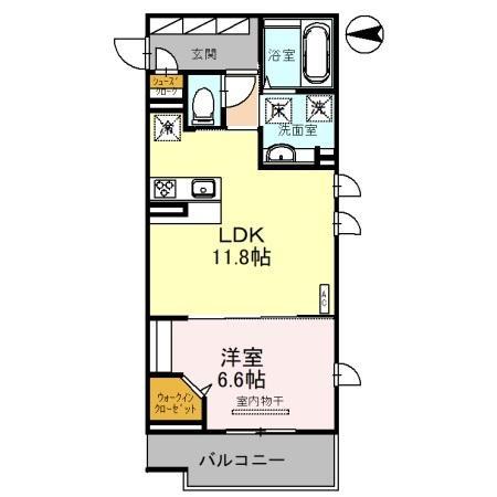 ルミナス古鍛治町の間取り