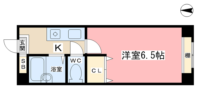 ヴィヴァーチェ六地蔵の間取り写真