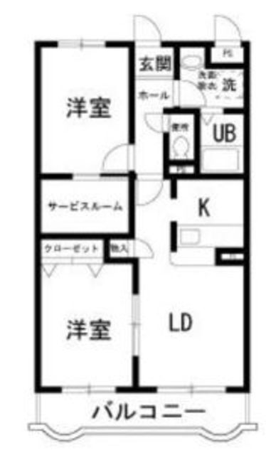 藤沢市下土棚のマンションの間取り