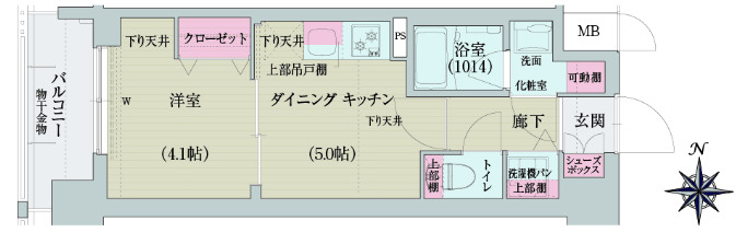 ベラジオ雅び西大路七条の間取り