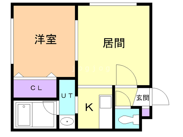 ジプソヒラ５５の間取り