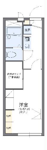 レオパレスグレイスIIの間取り