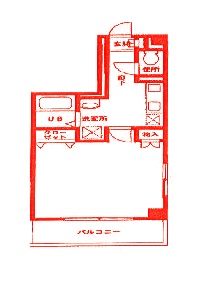 パルテール大久保の間取り