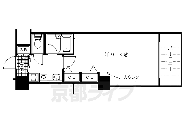 Ｄｅ’Ｌｅａｄ＆Ｓｕｎｖｅｒｔ　桂川東の間取り