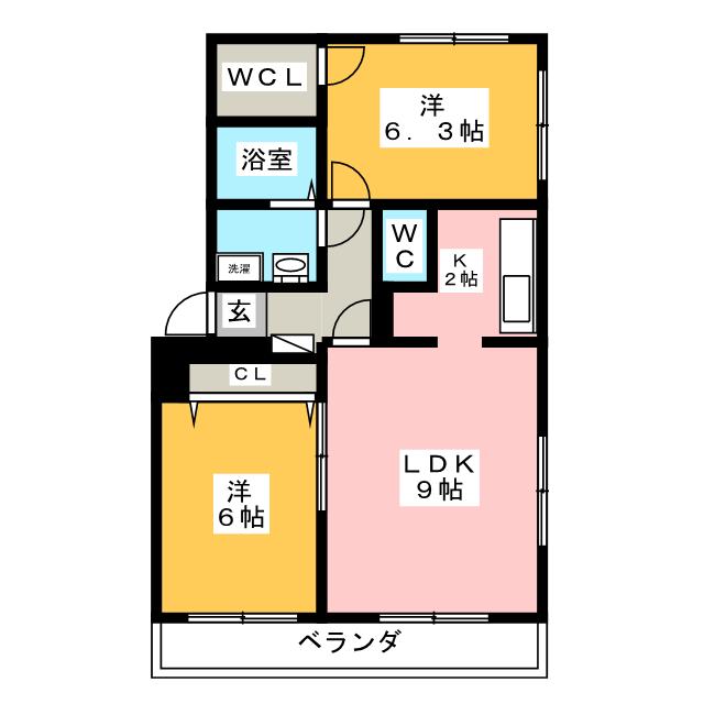 アルヴェアーレ大塚IIの間取り