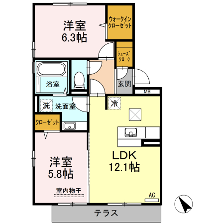 グランスイートの間取り