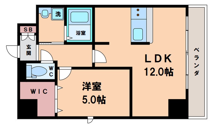 アバンサール清水丘の間取り