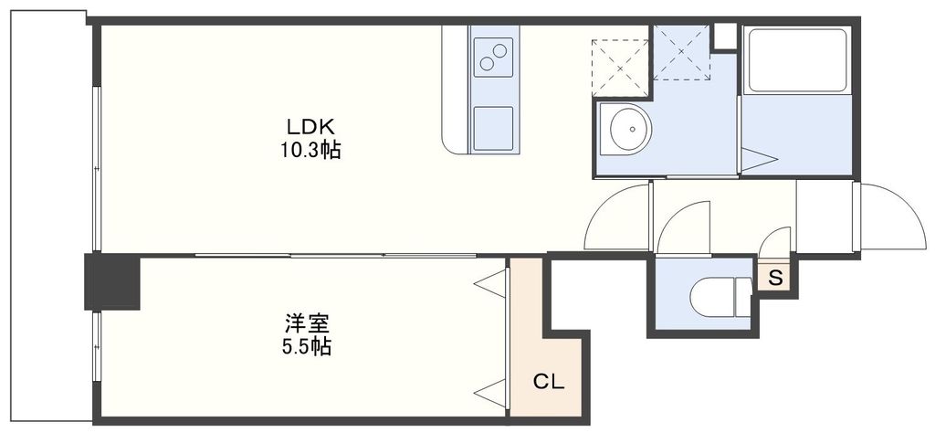 アベイユ花丘の間取り