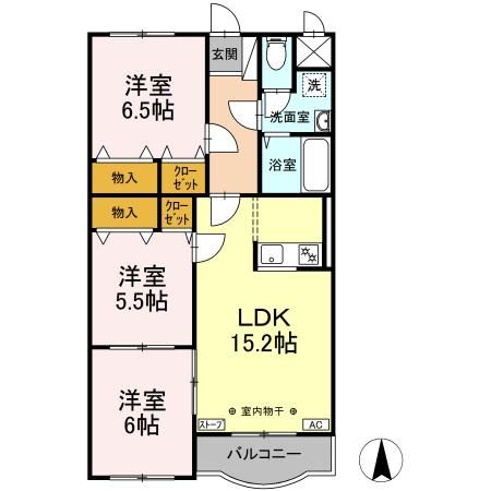 ＰＥＡＲＬ浜田の間取り