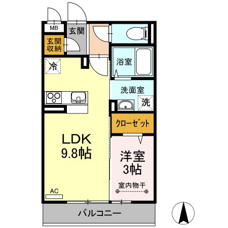 ボヌールＹの間取り