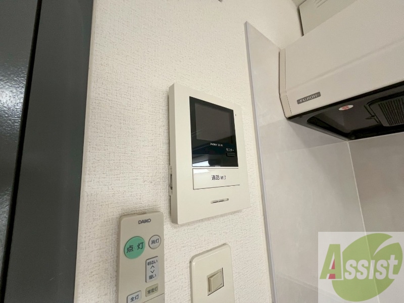 セキュリティ　インターホンで来客確認ができます。色々な機能が付いています。
