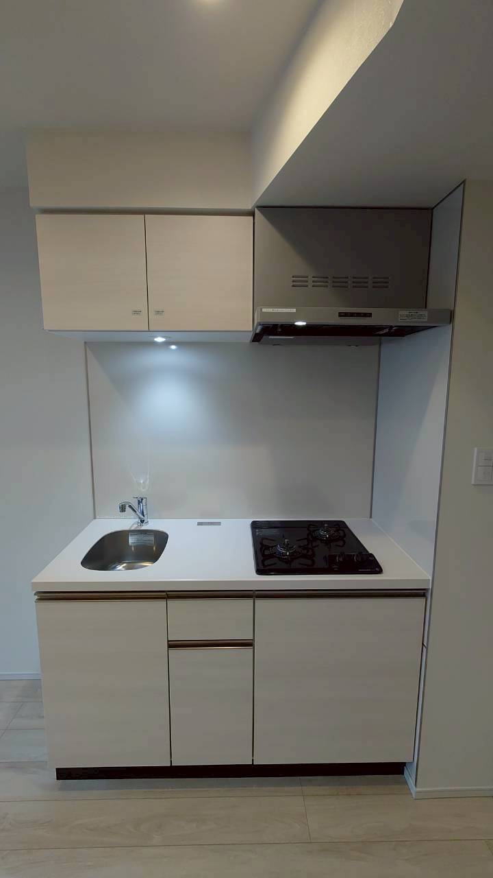 キッチン　2口ガスシステムキッチン