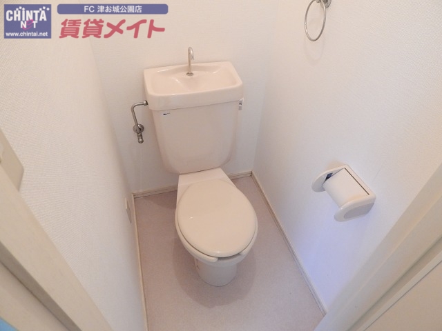 ルクール津のトイレ写真
