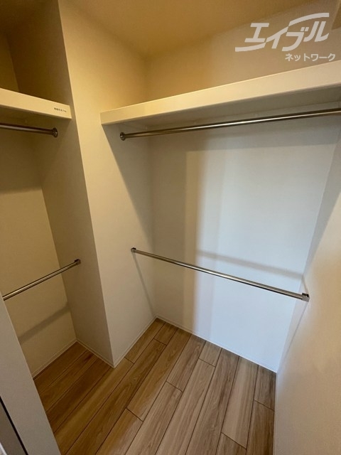 収納　広い収納スペースになります。