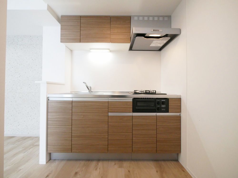 キッチン　嬉しいシステムキッチン付きです♪コンロを買わなくてもOK♪