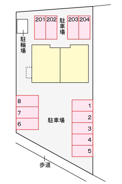 駐車場　駐車場配置図