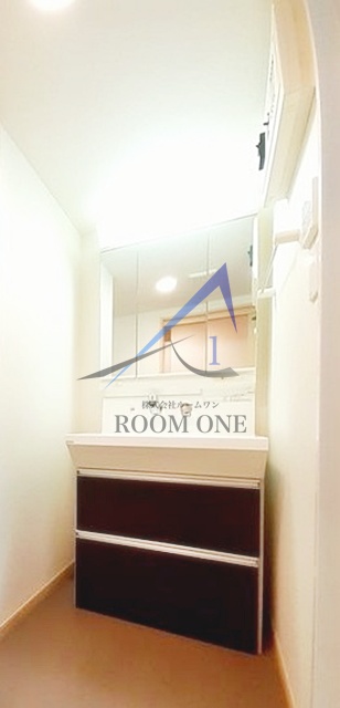 洗面設備　洗面台です。