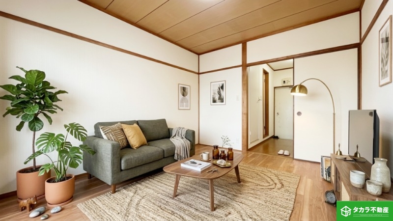 居室・リビング　写真は２０６号