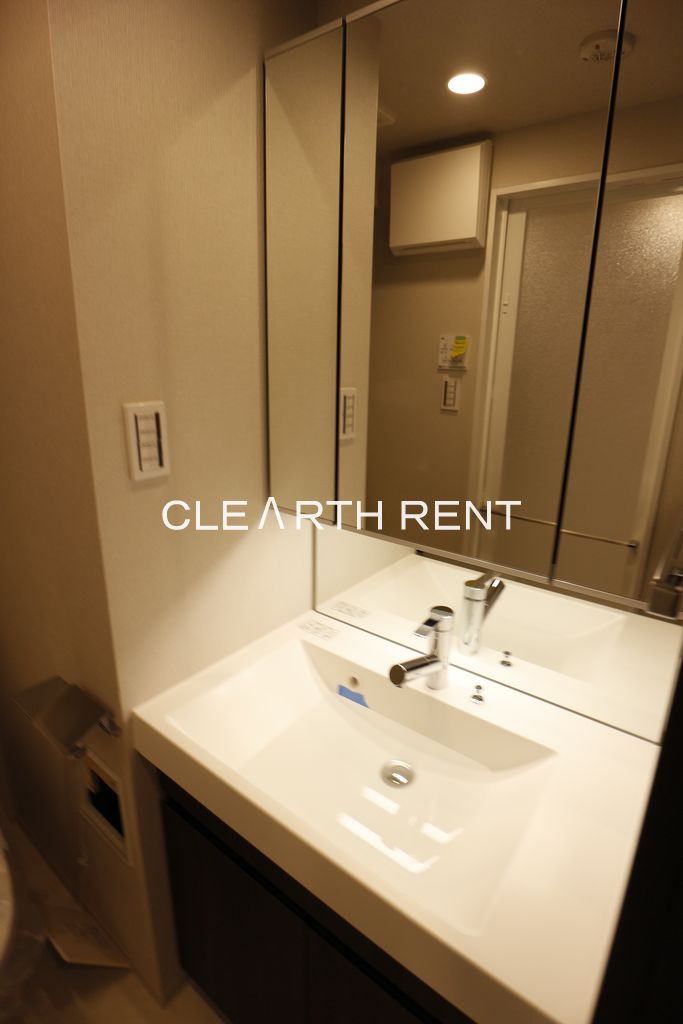 洗面設備　☆入居後も安心・直接の管理会社クレアスレント☆