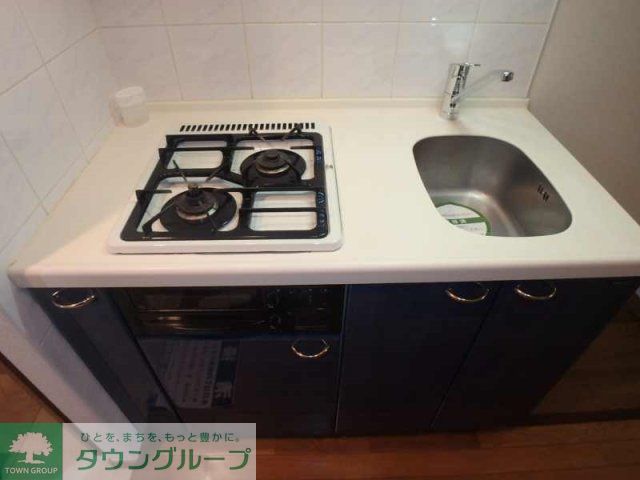 キッチン　システムキッチン(2口ガスコンロ・グリル付)