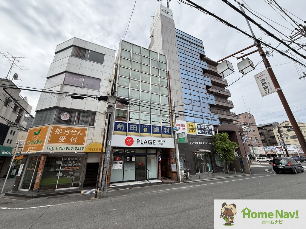 建物外観　「古市駅前ビル」仲介手数料0円でご紹介します
