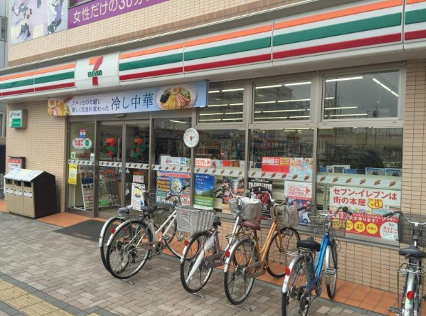 コンビニ　セブンイレブン 蒲生駅東口店（コンビニ）まで693m