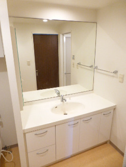 洗面設備　※別部屋の参考写真です。