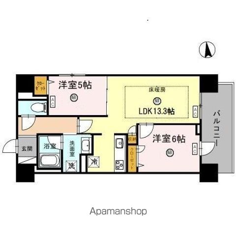 IBC Residence Eastの間取り写真