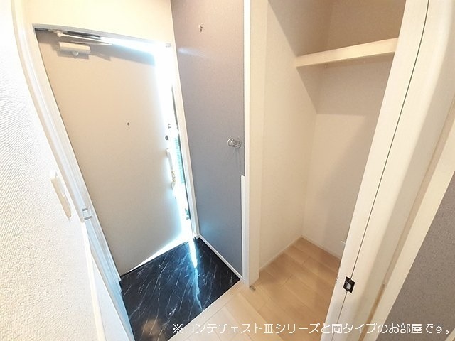 玄関　施工イメージです。