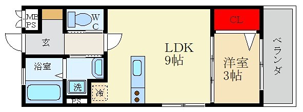 chou chou makinosakaの間取り写真