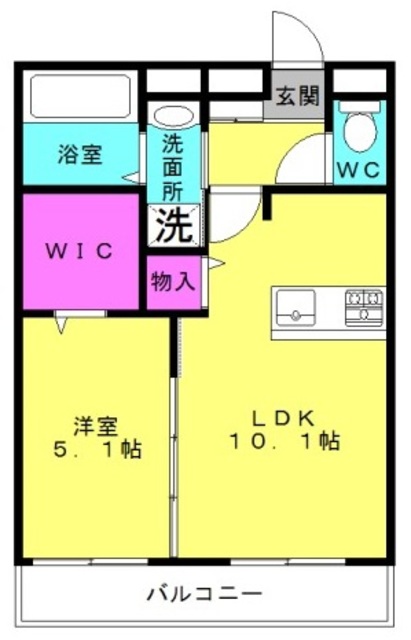 マンションパピルスIIの間取り写真