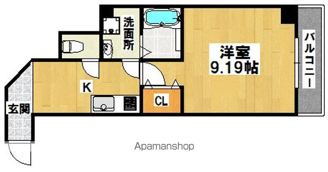 East Oneの間取り写真