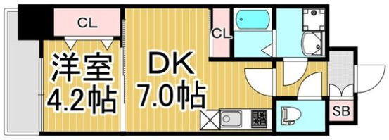 RPレジデンス都島の間取り写真