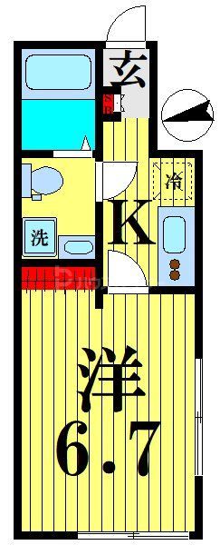 オーロ金町の間取り写真