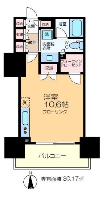 アトラスタワー曳舟の間取り写真