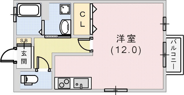 ハイツハーバーの間取り写真