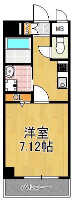 TOCCHI1番館の間取り写真
