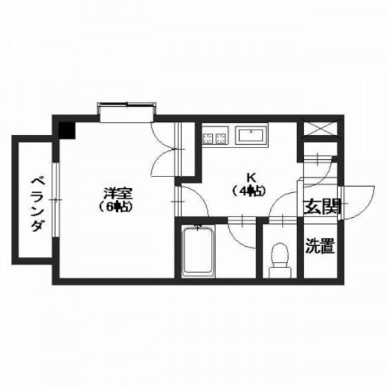 第2植野ビルの間取り写真