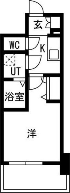 ＪＲ東西線 加島駅 徒歩5分 13階建 築2年の間取り写真
