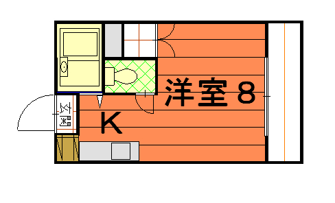 鹿児島市鴨池のマンションの間取り