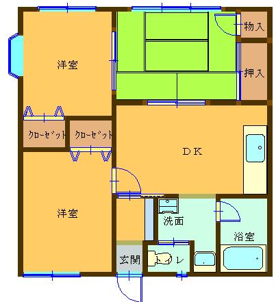 サクラコーポの間取り