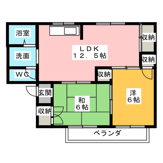 ハイツ木村の間取り