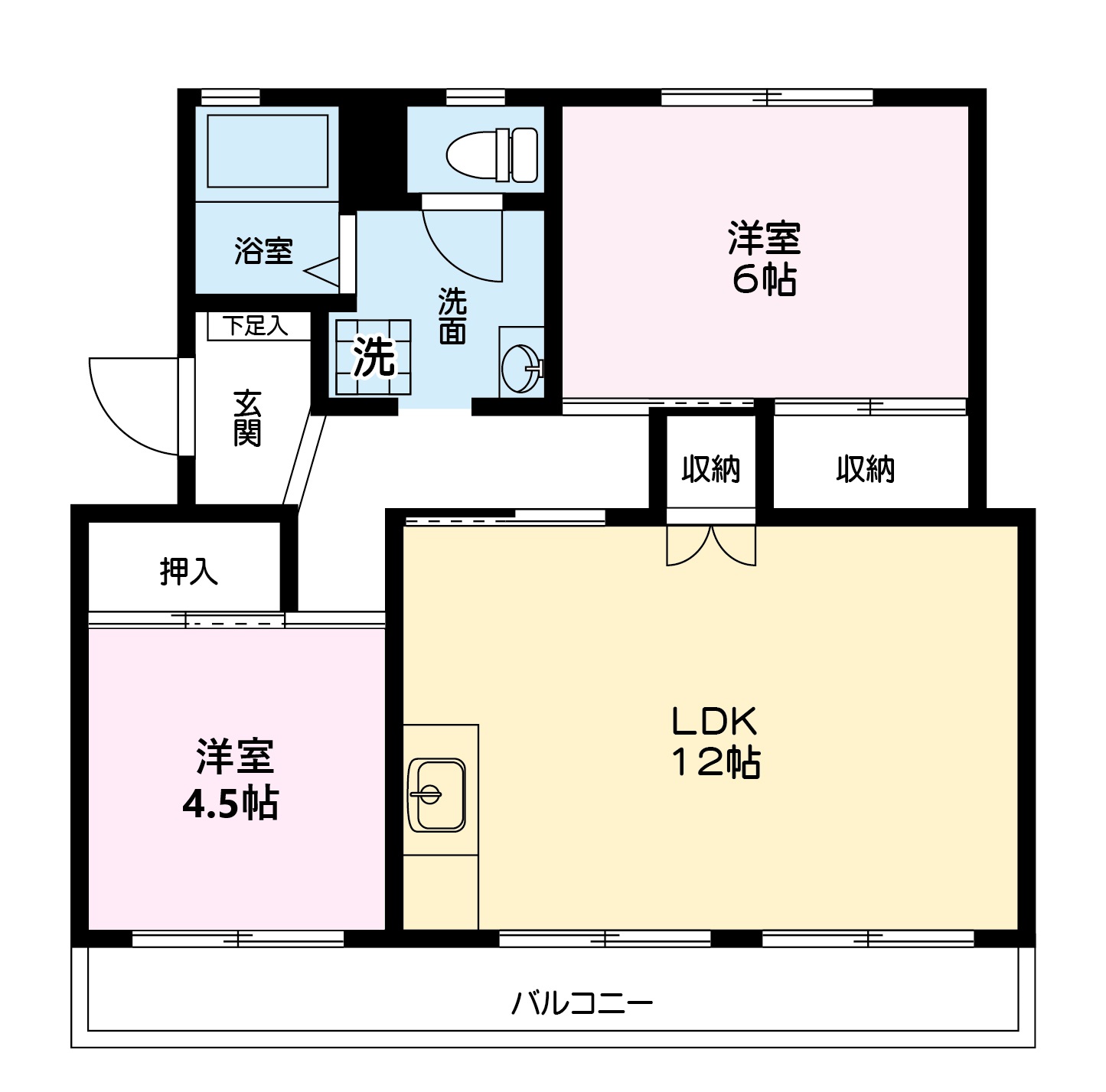 オルテンシアの間取り