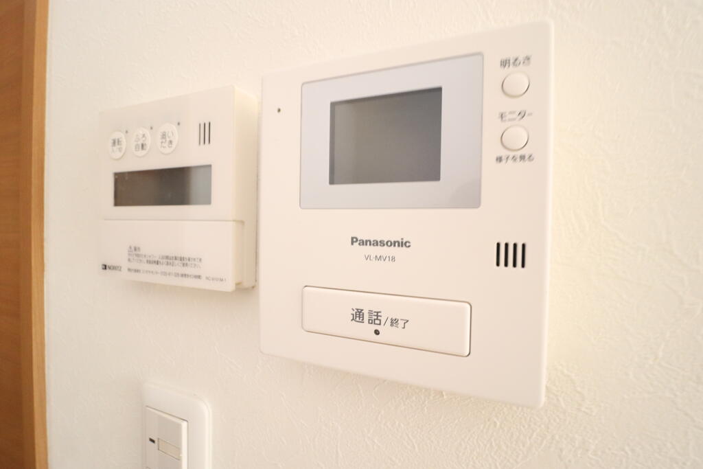 セキュリティ　モニター付きで安心