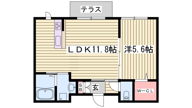 シャーメゾン南車崎の間取り