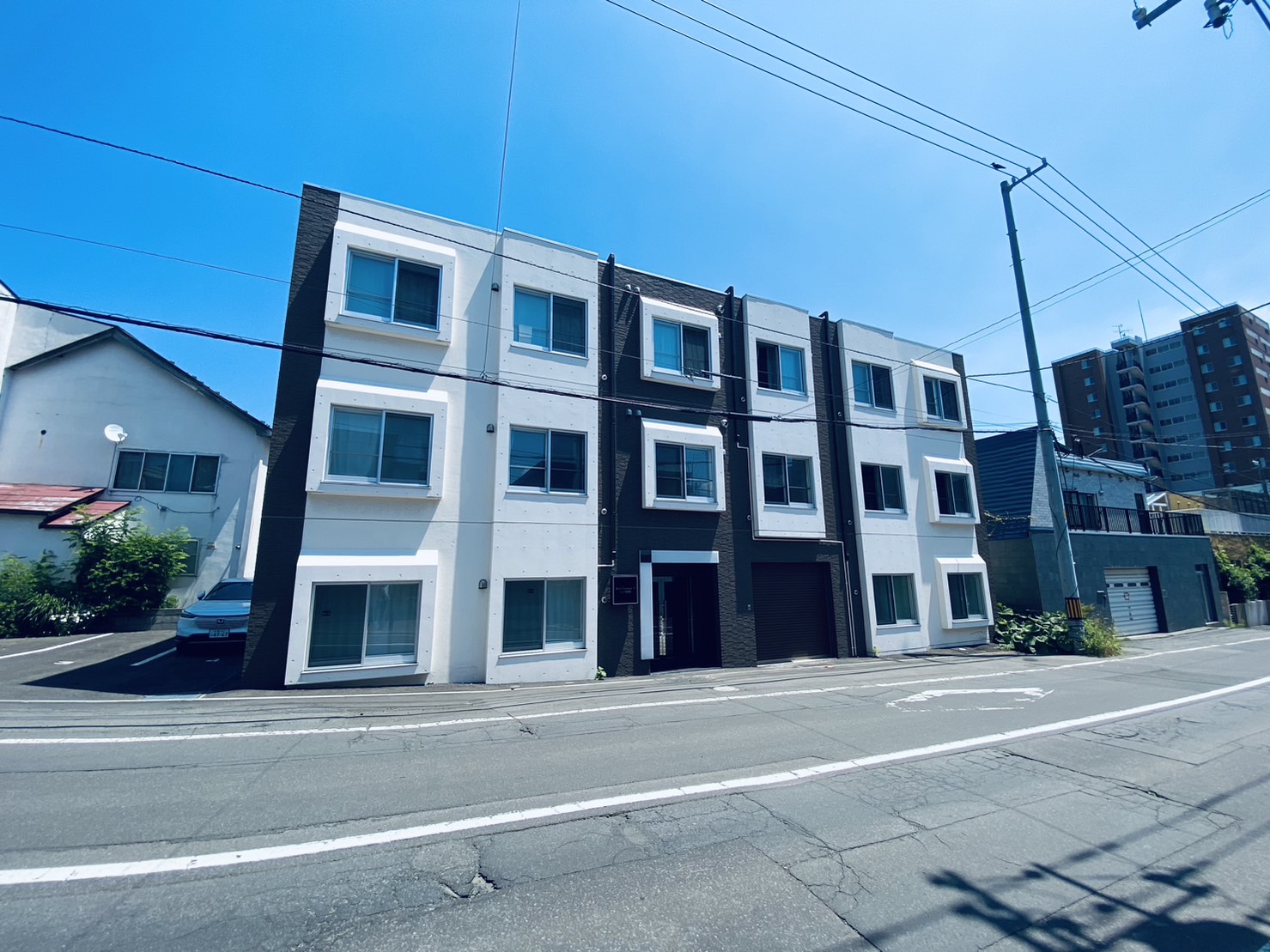小樽市富岡のマンションの建物外観