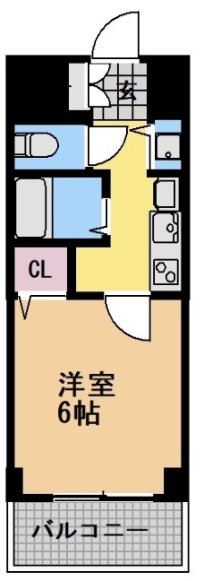 プレサンスNAGOYA桜通ビッグビートの間取り