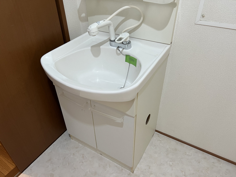 【姫路市上大野のアパートの洗面設備】