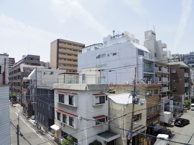 【大阪市天王寺区清水谷町のマンションの眺望】